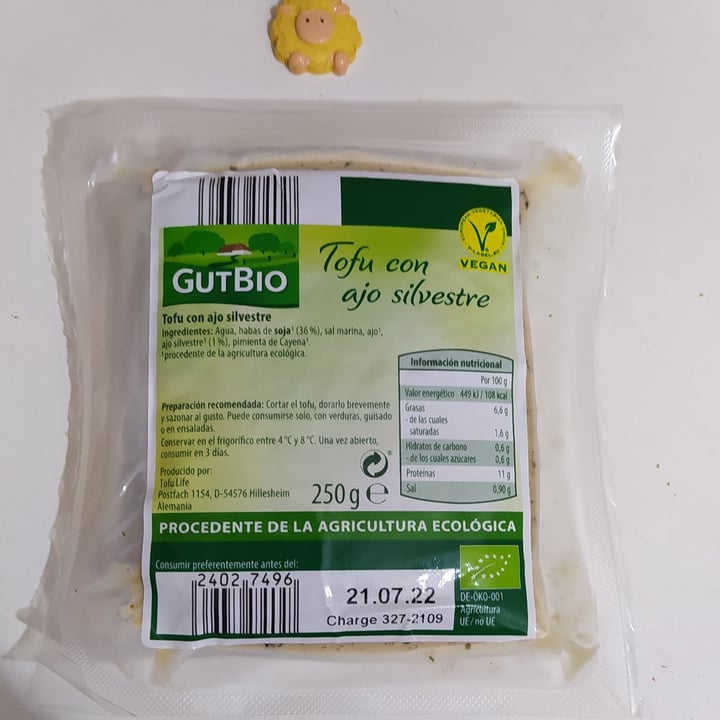 GutBio Tofu con Ajo Silvestre Review abillion