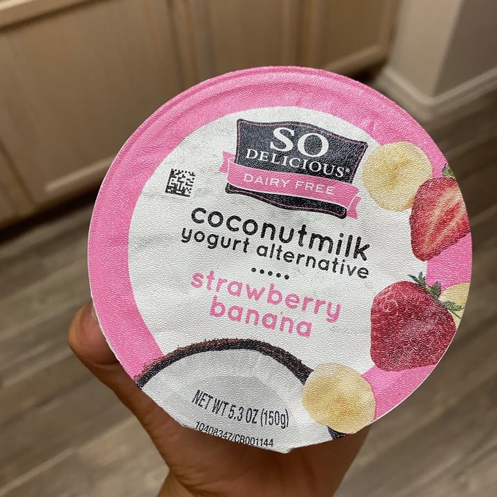 So Delicious Dairy Free Strawberry Banana Coconut Milk Yogurt