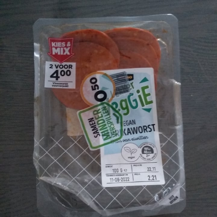 review photo of Jumbo Vegan paprikaworst shared by @nicolinebl on 20 Aug 2022 - review