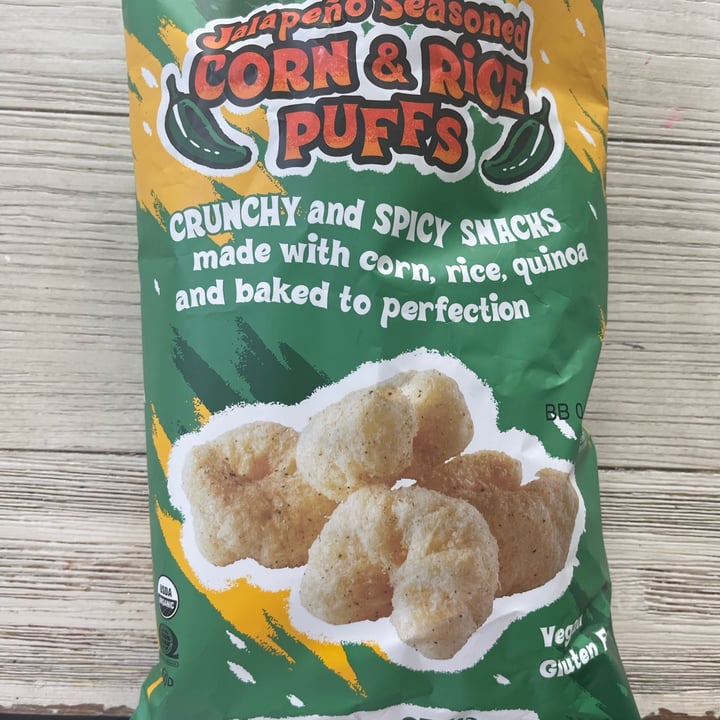 Trader Joe's Organic Jalapeño Seasoned Corn & Rice Puffs Review abillion