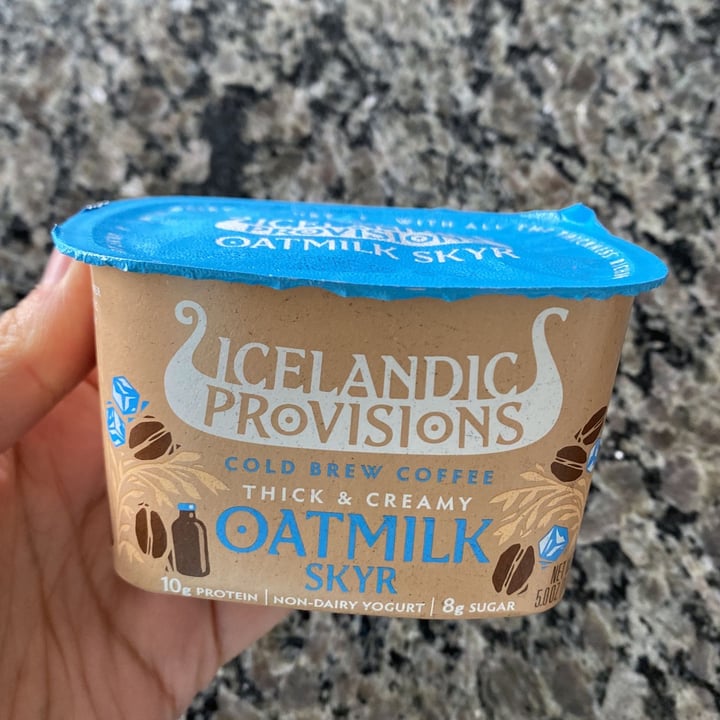 Icelandic Provisions Skyr oat milk cold brew coffee Review abillion