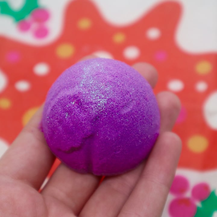 LUSH Fresh Handmade Cosmetics Sugar Plum Shower Bomb Review abillion