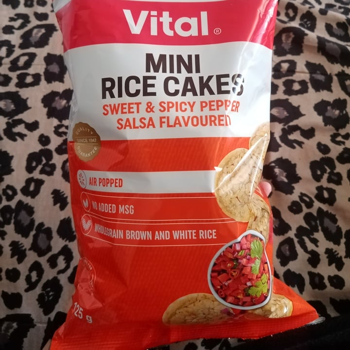 Vital Mini Rice Cakes Sweet & Spicy Pepper Salsa Flavoured Review