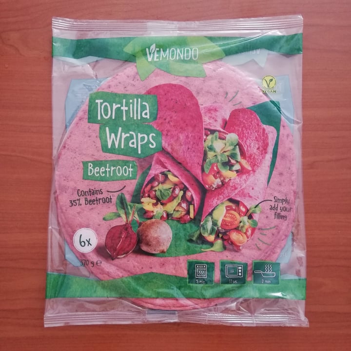 Vemondo Tortilla Wraps Beetroot Reviews abillion