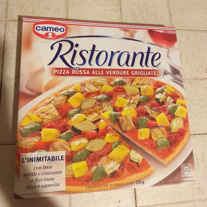 Cameo Pizza Rossa Alle Verdure Grigliate Review abillion