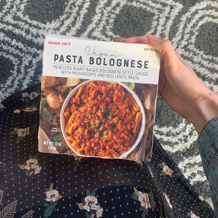 Trader Joe's Vegan Pasta Bolognese Review abillion