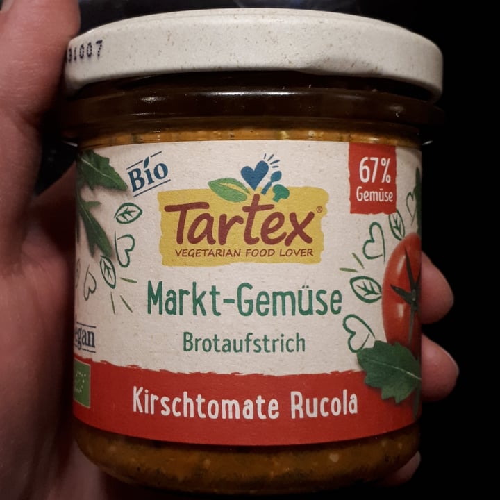 Tartex Markt-Gemüse Brotaufstrich Kirschtomate Rucola Review | abillion