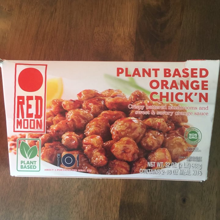 Red moon plant based orange chicken Review abillion