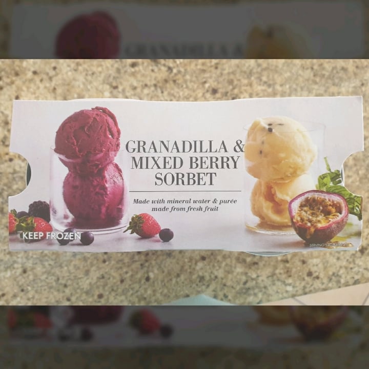 Woolworths Granadilla & Mixed Berry Sorbet Review abillion