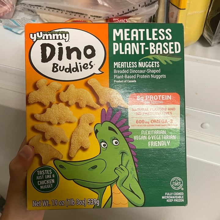 Yummy Dino Buddies Meatless Veggie Nuggets Review abillion