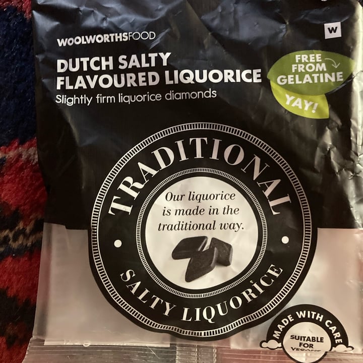 Woolworths Food Dutch Salty Flavoured Liquorice Review abillion