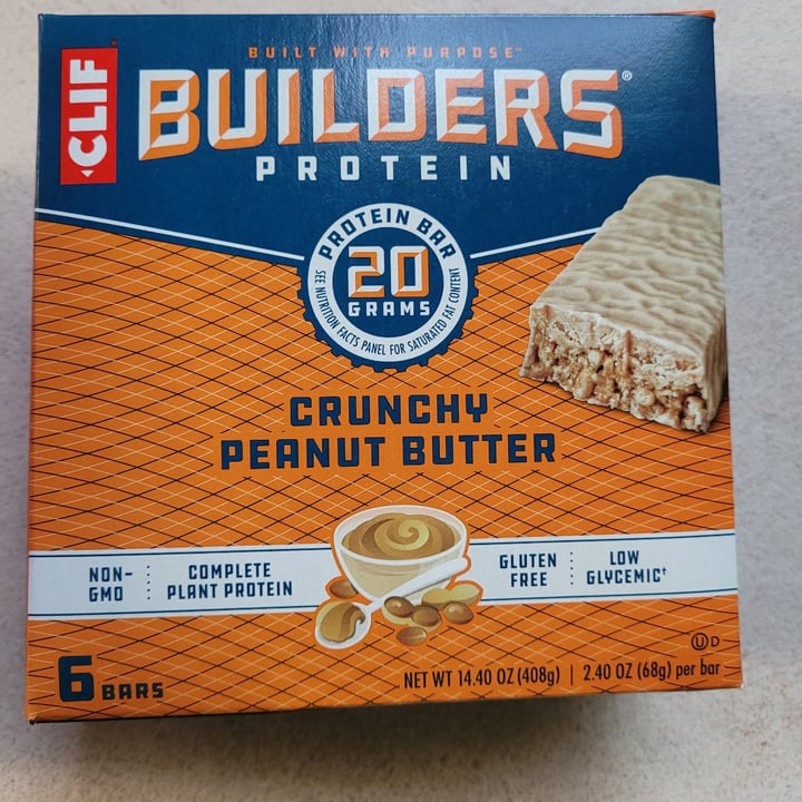 Clif Bar Builders Crunchy Peanut Butter Review abillion