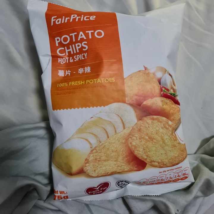 FairPrice Potato Chips Hot & Spicy Review abillion