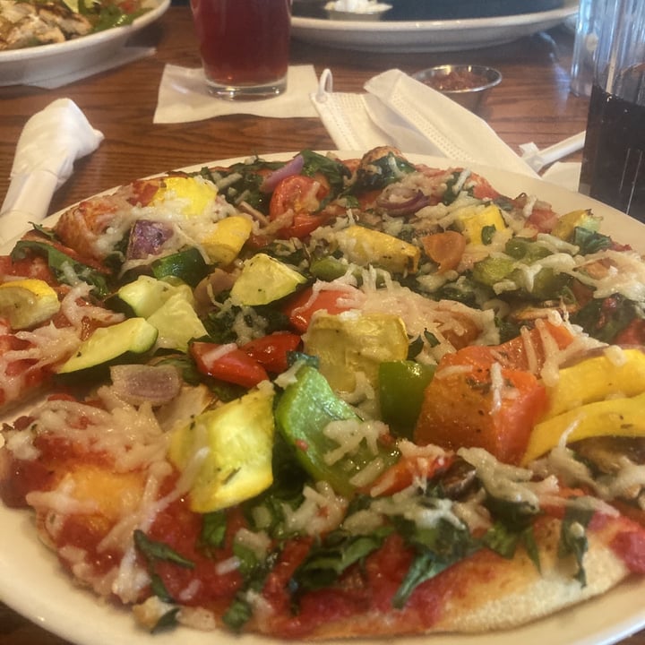 Uno Pizzeria & Grill Bay City, United States Vegan Veggie Pizza Review