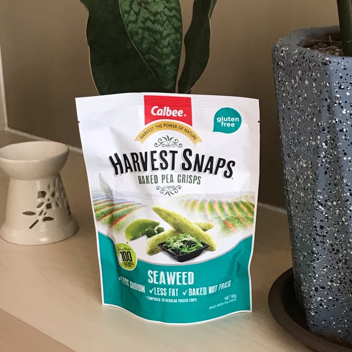 Harvest Snaps Baked Pea Crisps Seaweed Reviews abillion