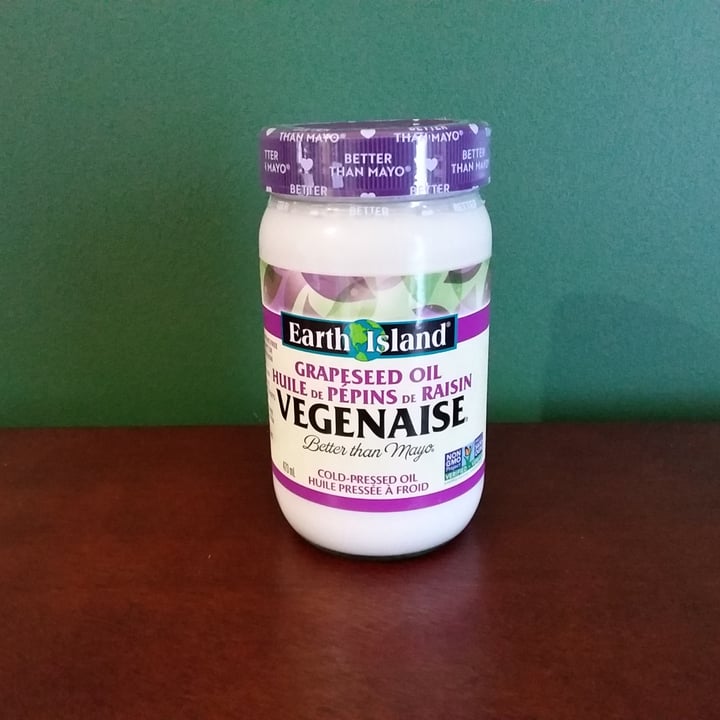 Earth Island Grapeseed oil Vegenaise Review abillion