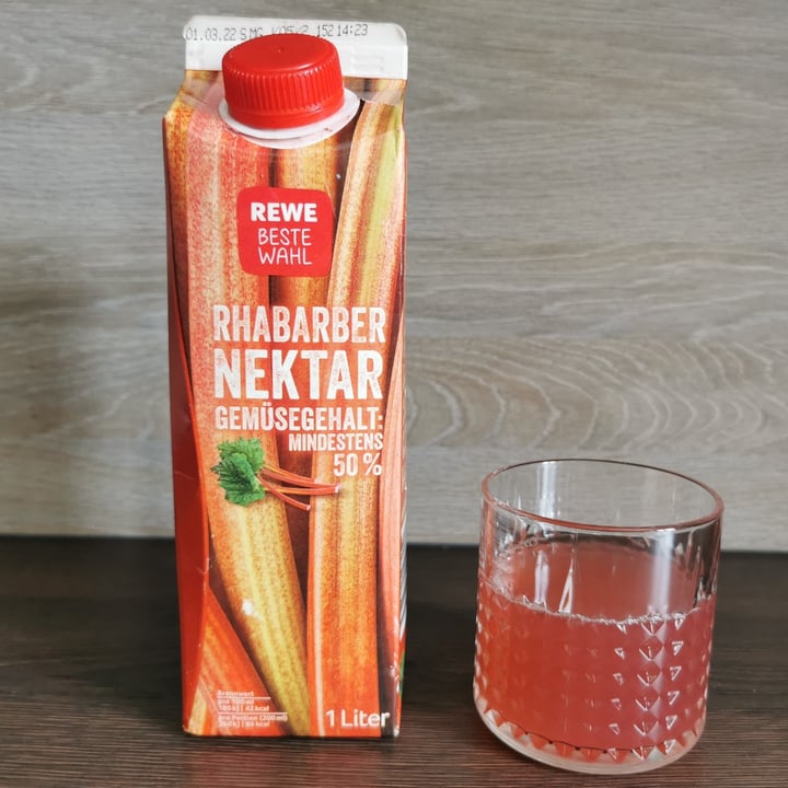 REWE Beste Wahl Rhabarber Nektar Review abillion
