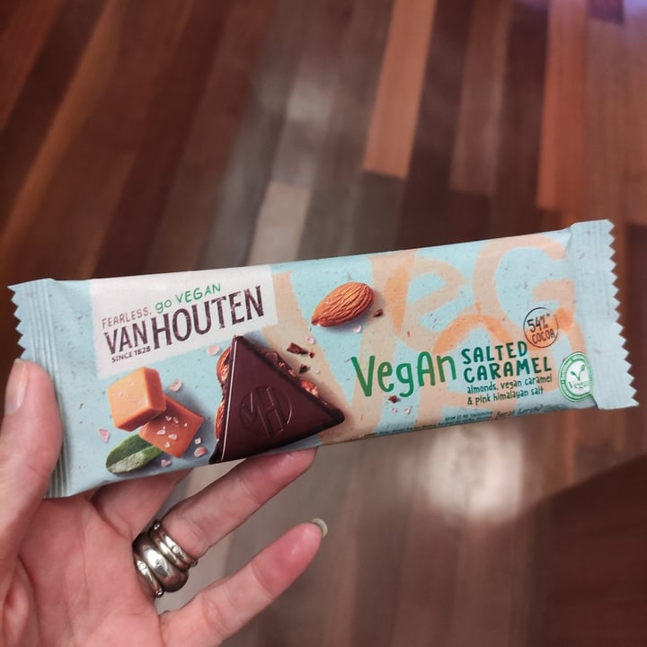 Van Houten Vegan Salted Caramel Dark Chocolate Review abillion