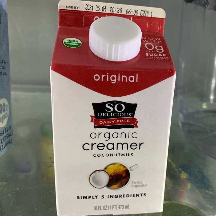 So Delicious Dairy Free Organic Creamer Coconutmilk Original Review