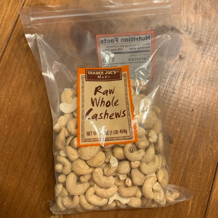 Trader Joe's Raw Whole Cashews Review abillion