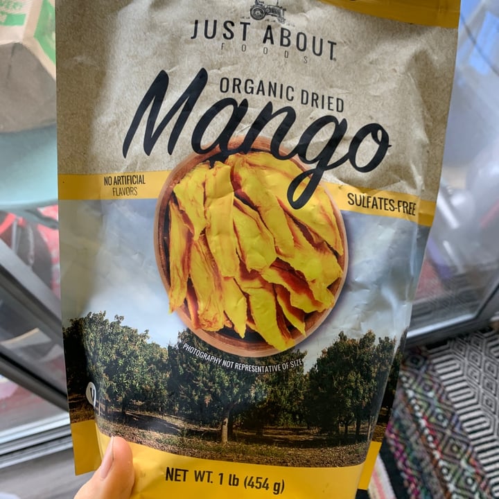 Just About Foods organic dried mango Review abillion