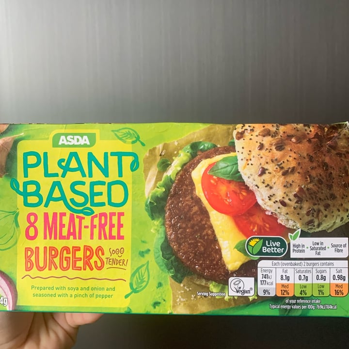ASDA 8 MeatFree Burgers Review abillion