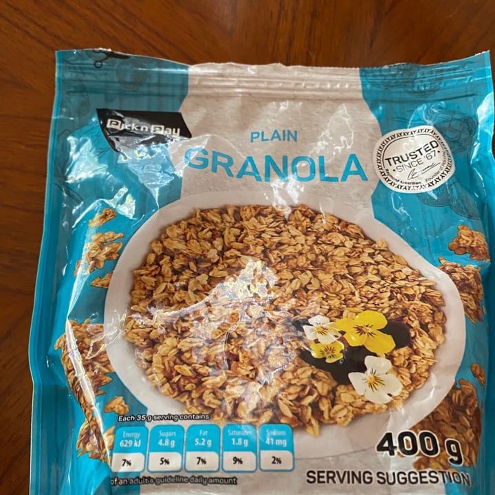 Pick n Pay Plain Granola Reviews abillion