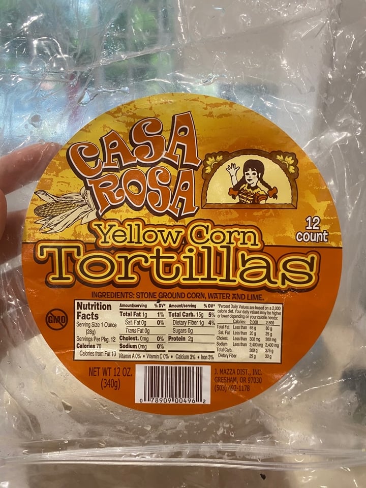 Casa Rosa Yellow Corn Tortillas Reviews abillion