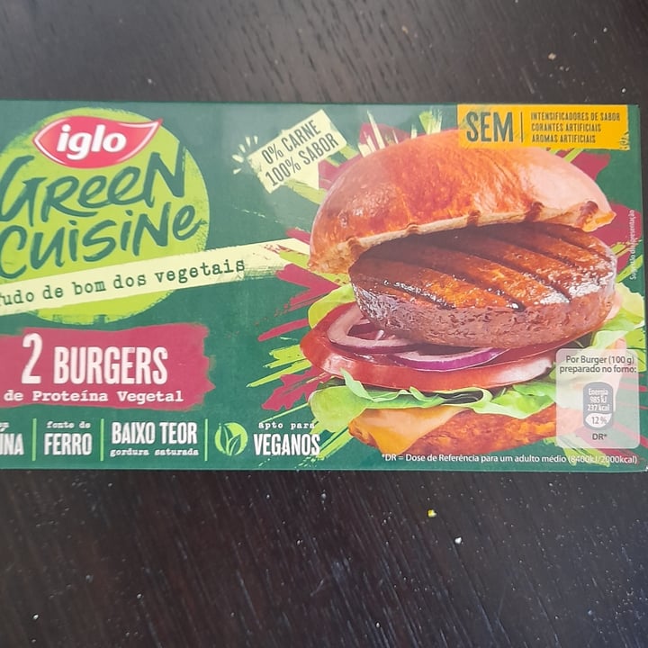 iglo Green Cuisine Veggie burger Review abillion