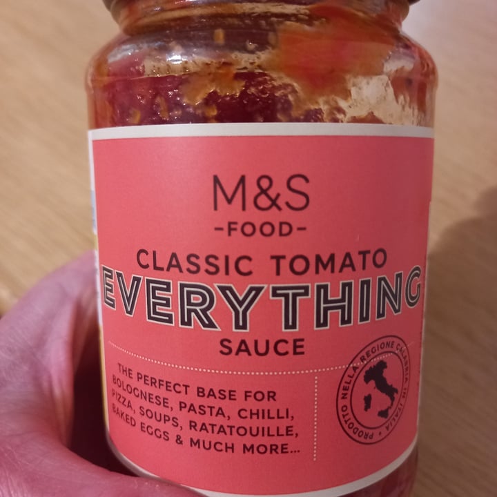 photo of Marks & Spencer Food (M&S) Classic Tomato Everything Sauce shared by @jennia on  01 Apr 2022 - review