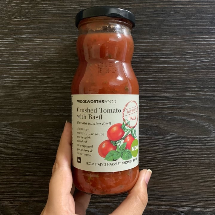 Woolworths Food Crushed Tomato with Basil Review abillion