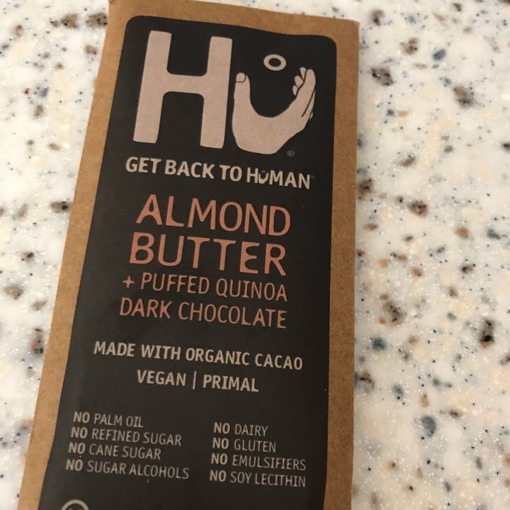 Hu Kitchen Almond Butter + Puffed Quinoa Dark Chocolate Review abillion