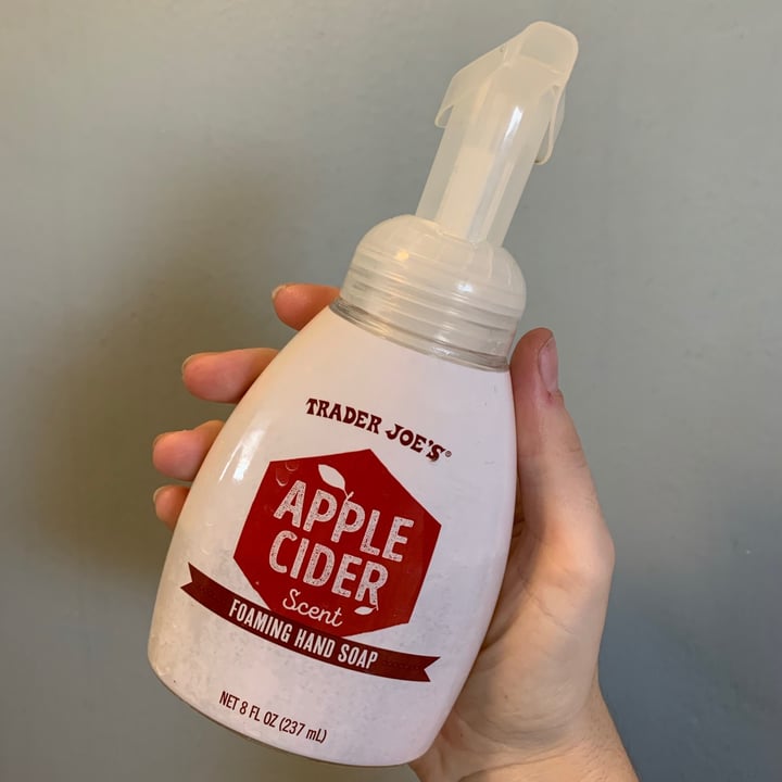 Trader Joe's Apple Cider Scented Foaming Hand Soap Review abillion