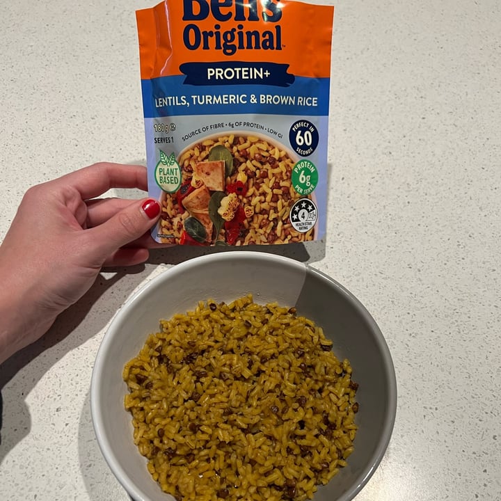 Ben's Original Protein + Lentils, tumeric & brown rice Review abillion