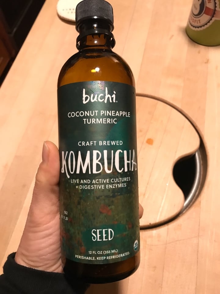 Buchi Seed Kombucha (Coconut, Pineapple, Tumeric) Review abillion