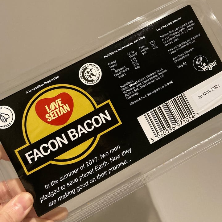 Love Seitan Facon Bacon Review abillion