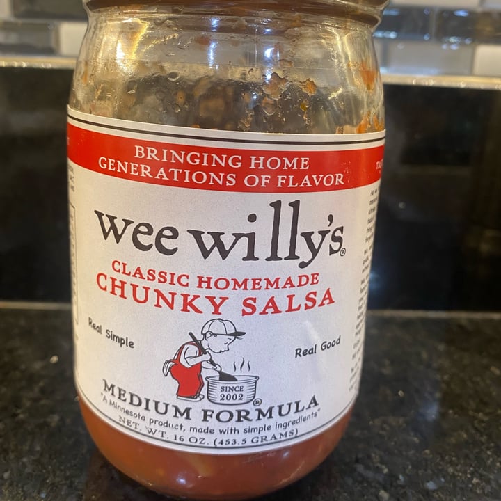Wee Willy’s Medium Chunky Salsa Review abillion