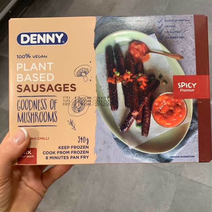 Denny Plant Based Sausages Spicy Review abillion