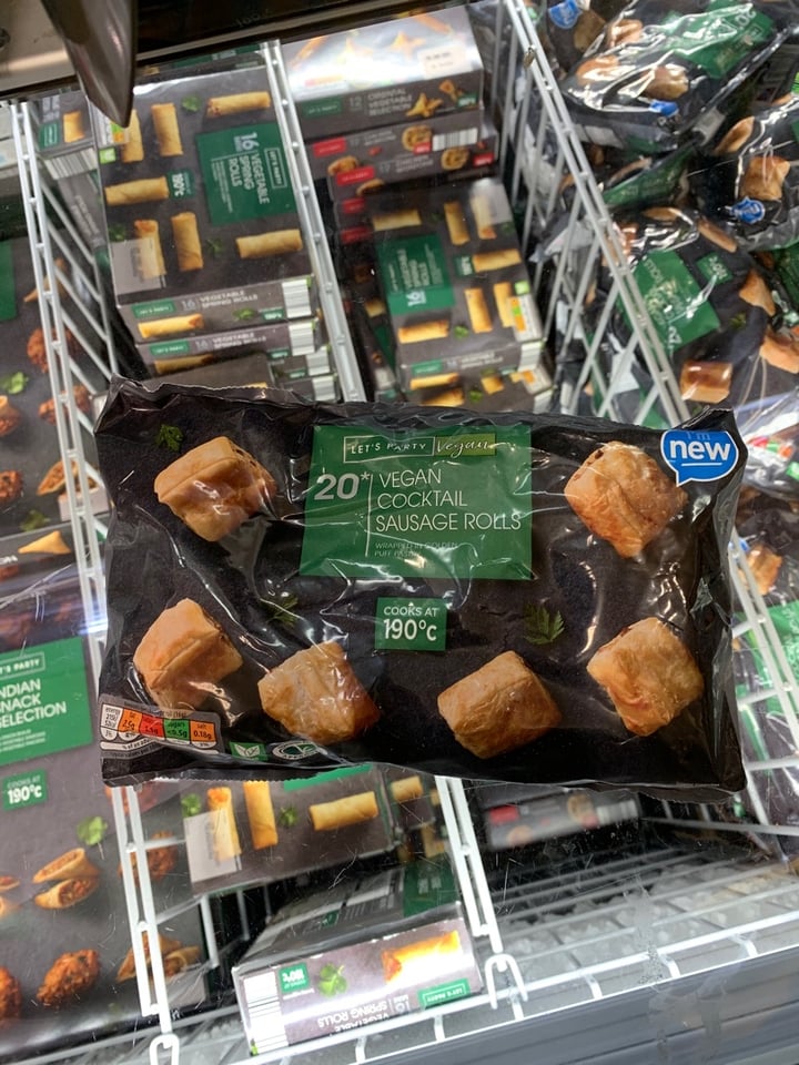 ALDI vegan cocktail sausage rolls Review abillion