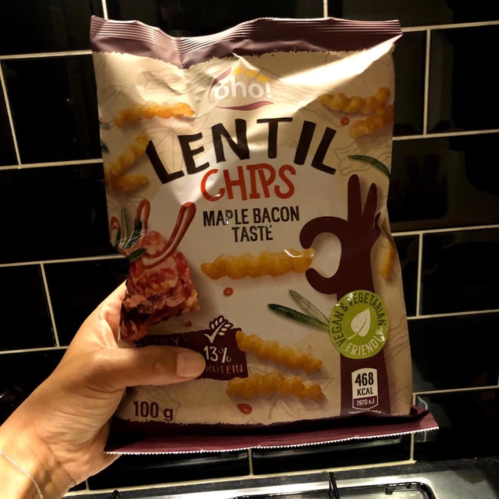 Oho! Lentil Chips Maple Bacon Taste Reviews abillion