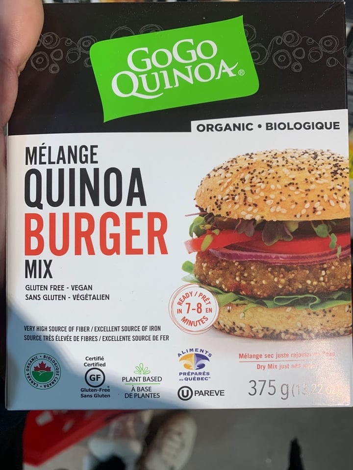 GoGo Quinoa Quinoa Burger Reviews abillion