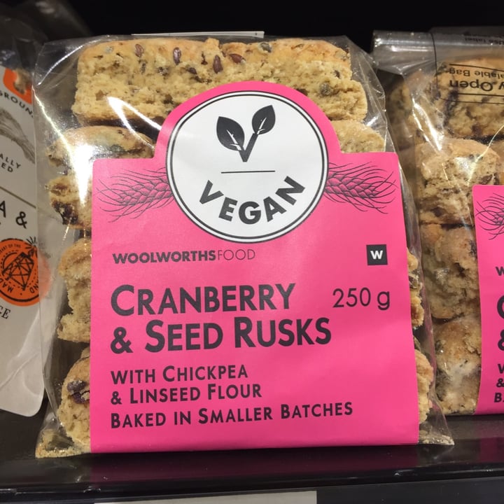 Woolworths Food Cranberry & Seed Rusks Review abillion