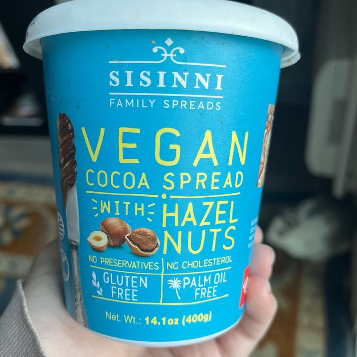review photo of Sisinni Family Spreads Vegan Hazelnut Cocoa spread shared by @lilypearmoon on 28 Feb 2022 - review