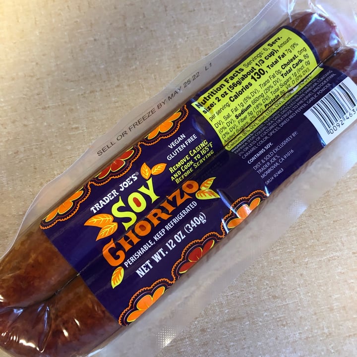 Trader Joe's Soy Chorizo Review abillion