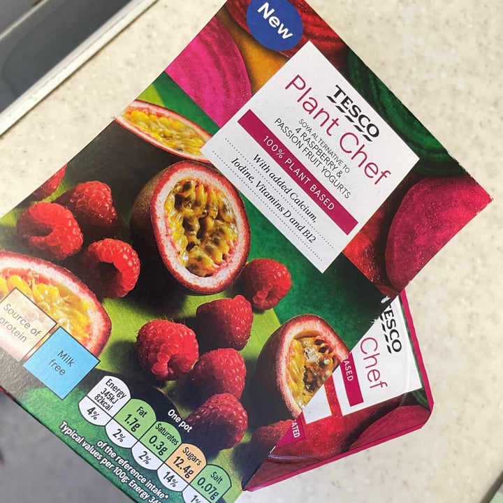 Tesco 4 Raspberry & Passionfruit Yogurts Review abillion