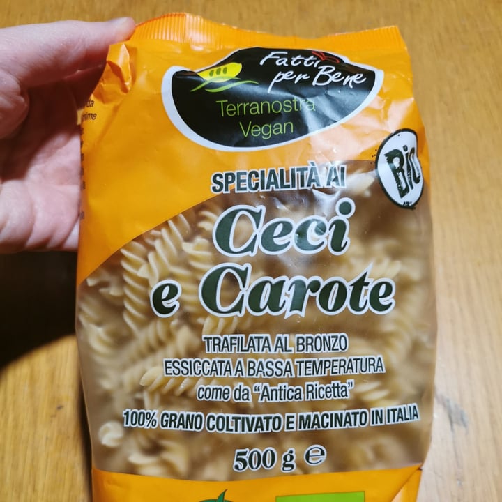 Terranostra Vegan Pasta ceci e carote Review abillion