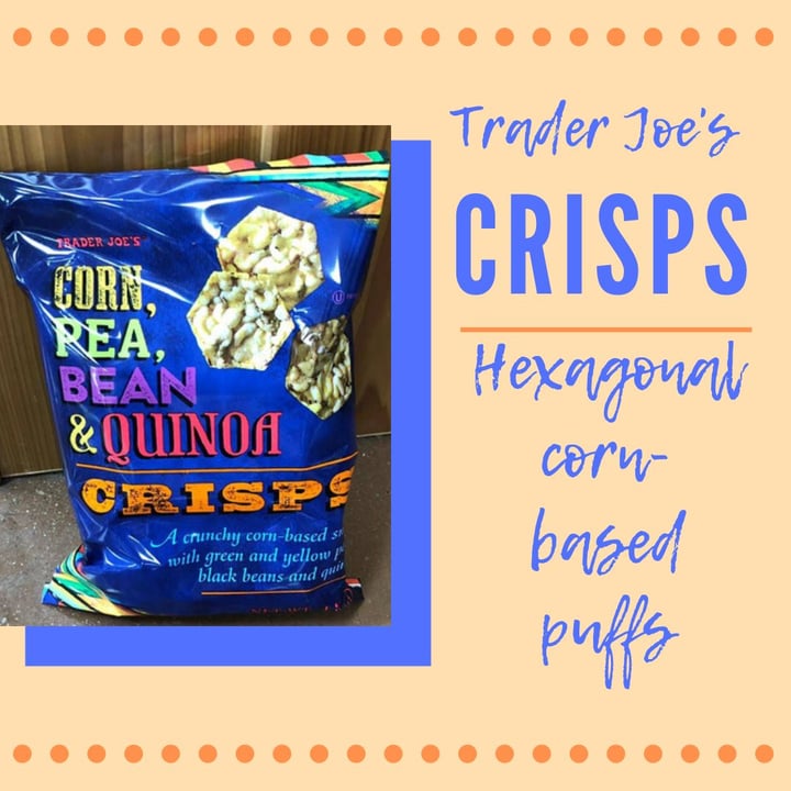 Trader Joe's Corn, Pea, Bean & Quinoa Crisps Review abillion