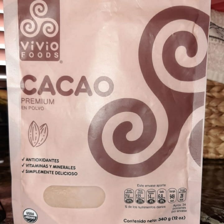 Vivio foods Cacao premium en polvo Review abillion