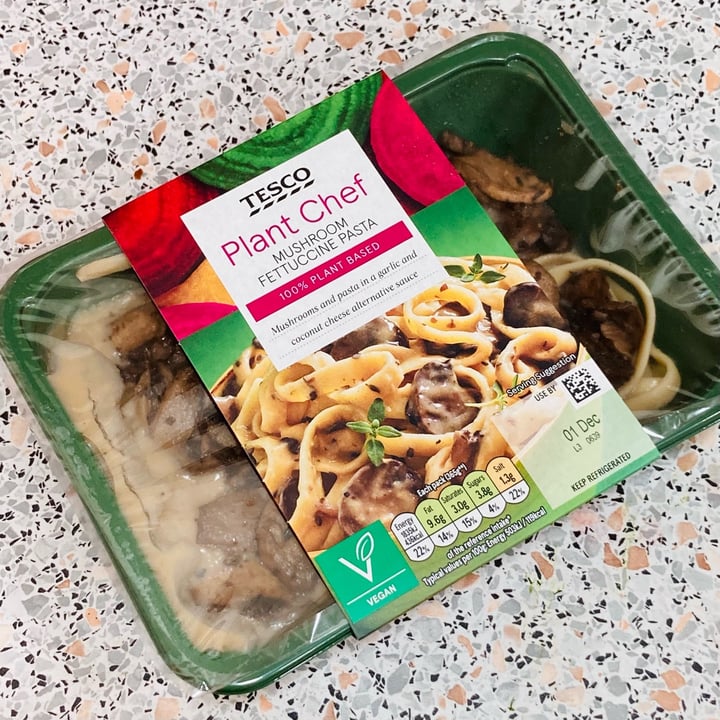Tesco Plant chef mushroom fettuccine pasta Reviews abillion