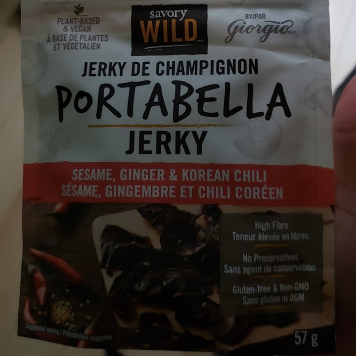 Savory Wild Portabella Jerky Review abillion